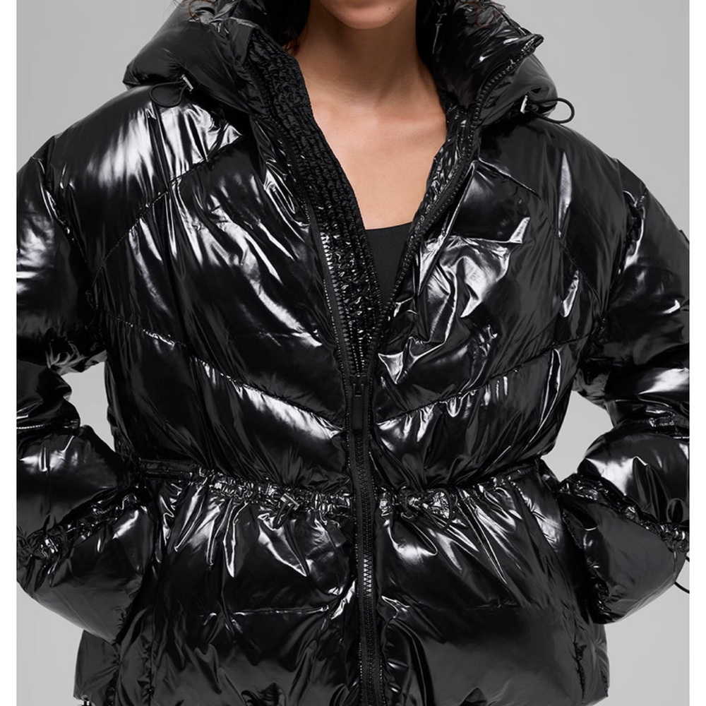 Alo Stunner black puffer jacket